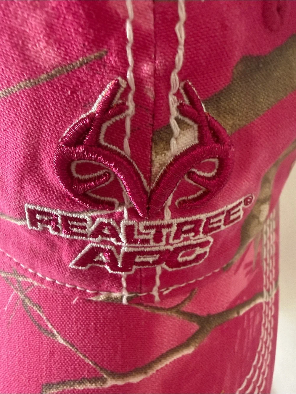 Realtree Pink Camo Kids Baseball Hat